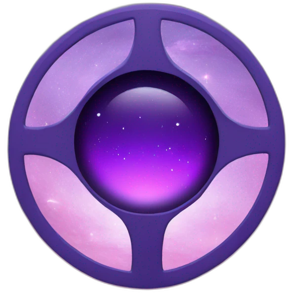 a purple portal to another galaxy emoji