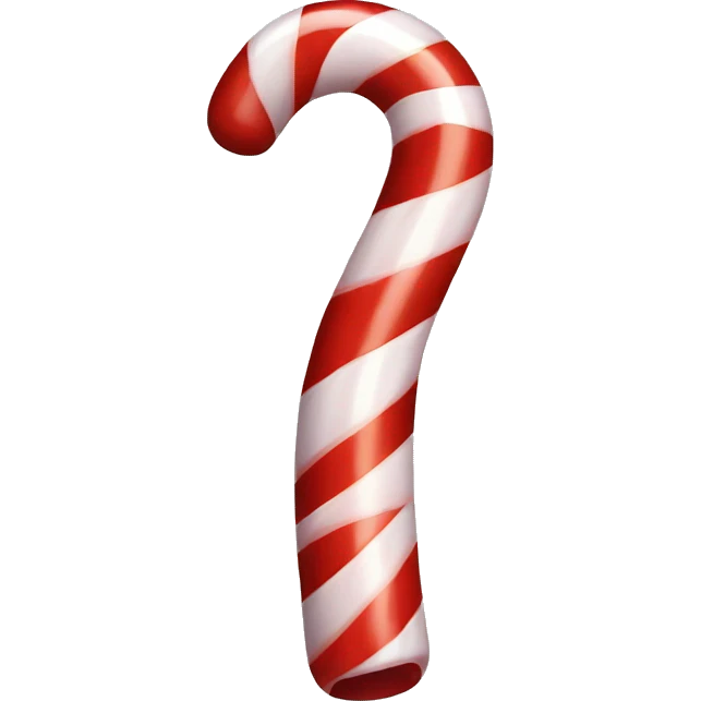 candy cane emoji