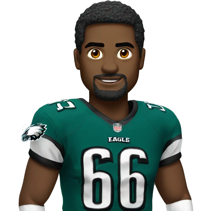 NFL eagles Kelly green emoji
