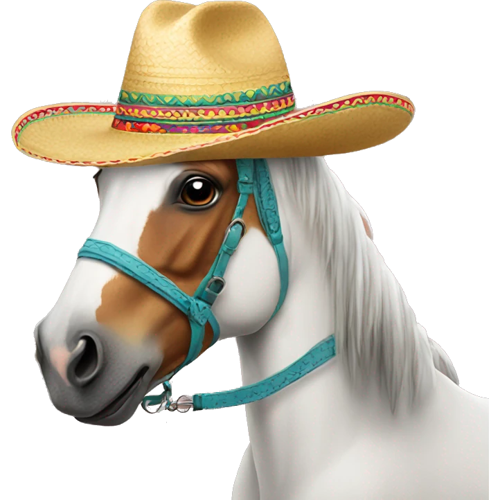 horse with a sombrero  emoji