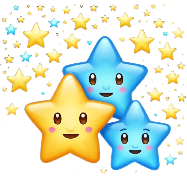 Taube funkelnde Sterne emoji