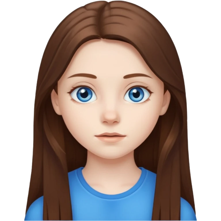 An bloude girl teen-adoult very  long hair emoji