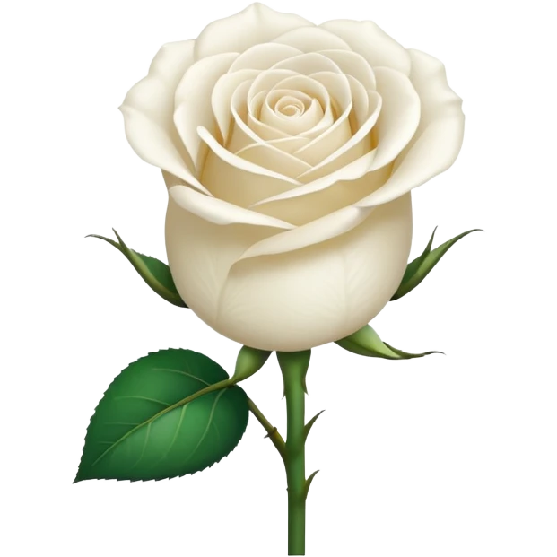 White rose emoji