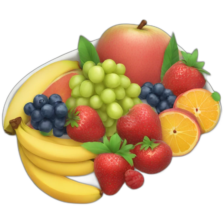 Fruit platter emoji