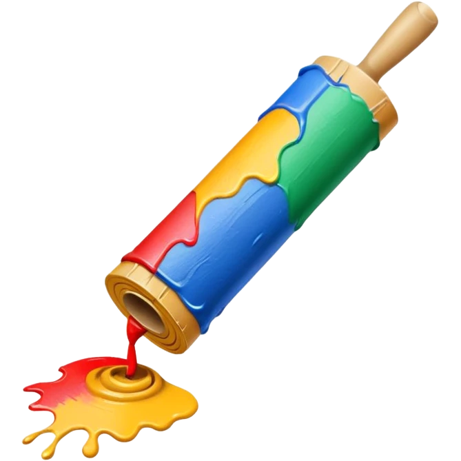 theme paint roll emoji