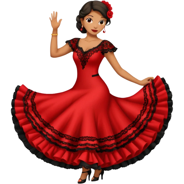 Bailadora de flamenco emoji