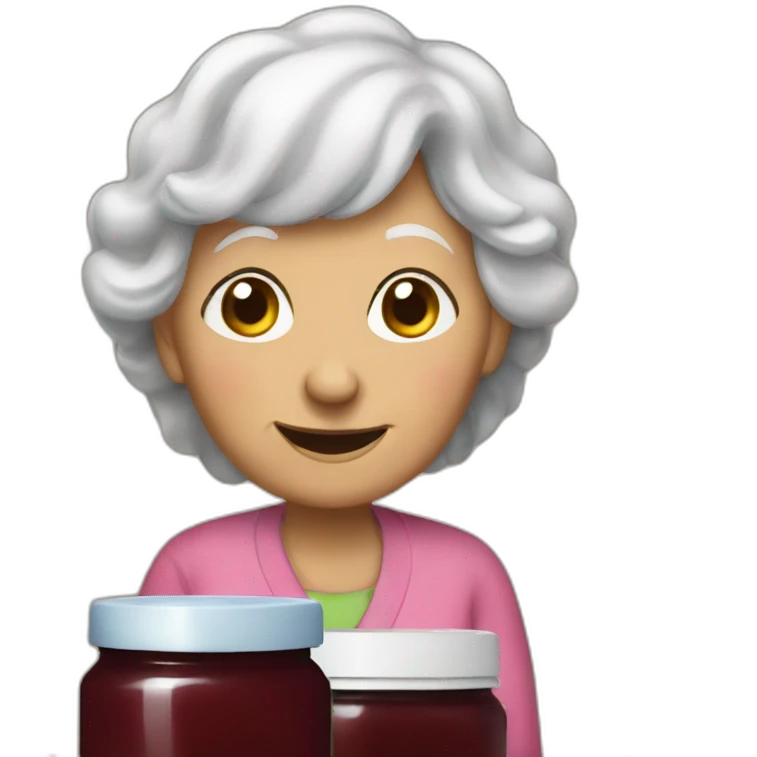 Grandma's jam emoji