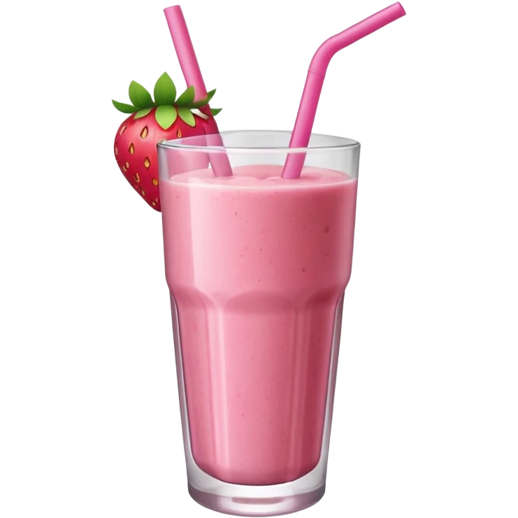strawberry smoothie emoji