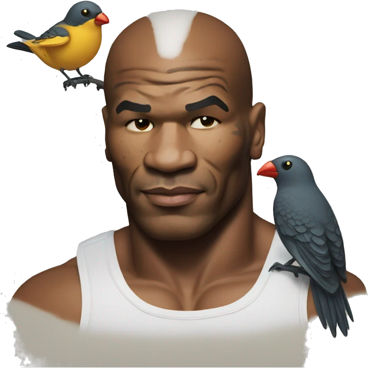 Mike Tyson with Bird emoji