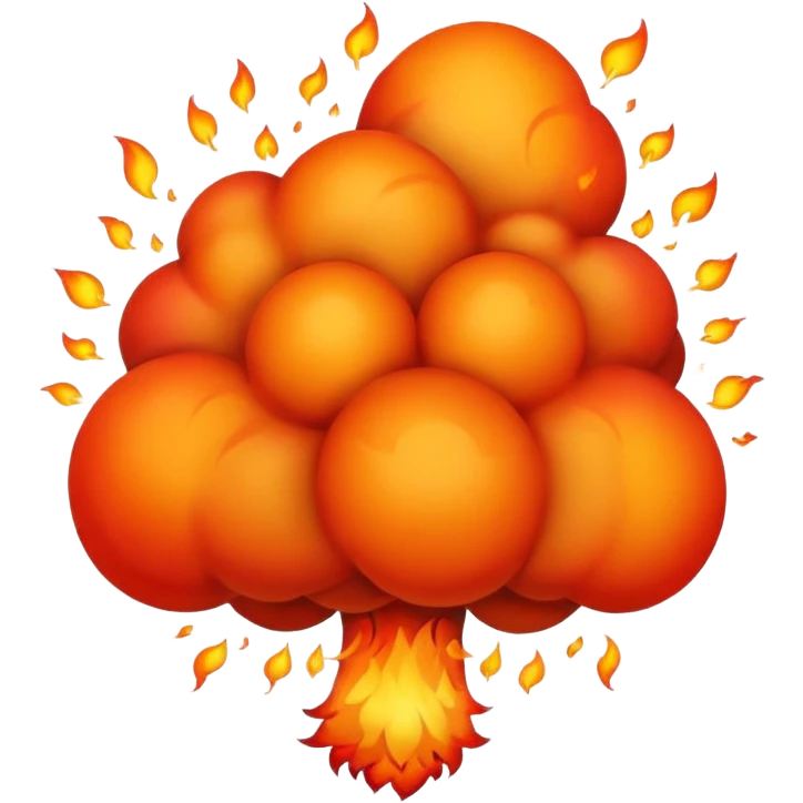 Bomb celebration emoji