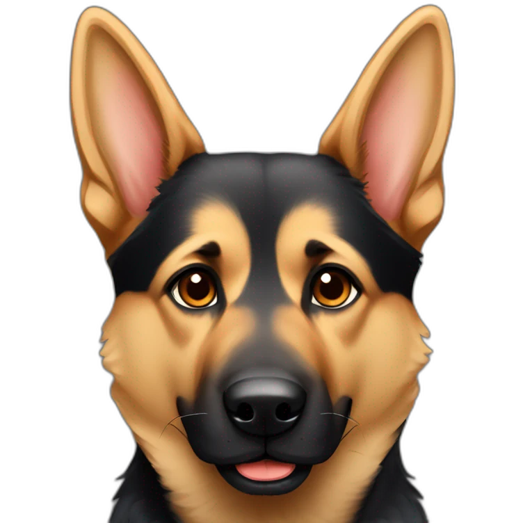 German shepherd emoji