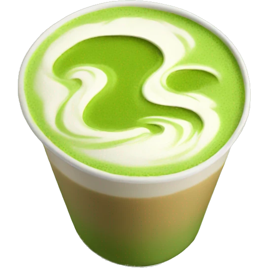 Matcha latte  emoji