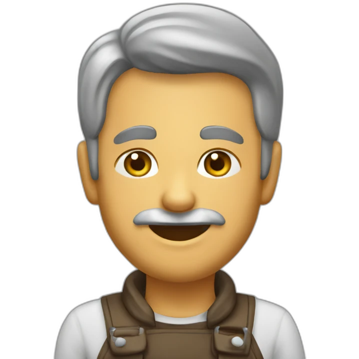 Vendedor sênior emoji
