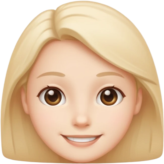esthetic emoji, minimalist style, soft colors, simple shape, serene expression emoji