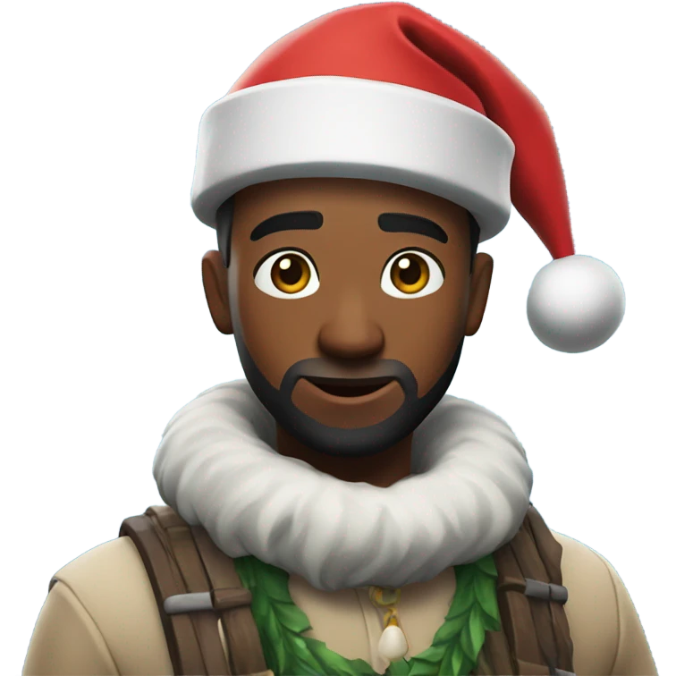 Christmas Fortnite character emoji