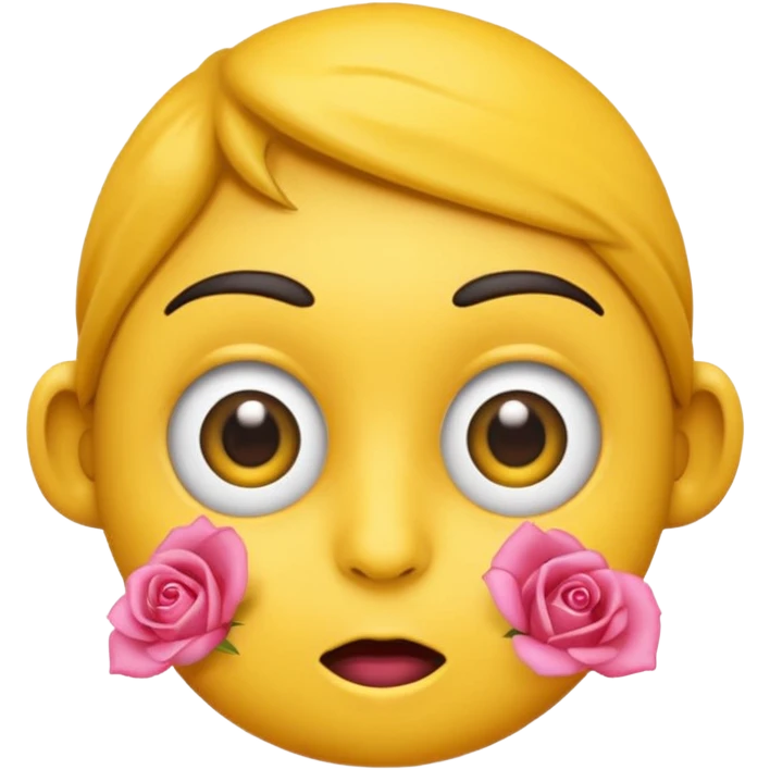 Emoji qui boude très mignon  emoji
