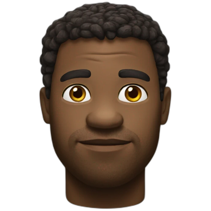 black shrek emoji