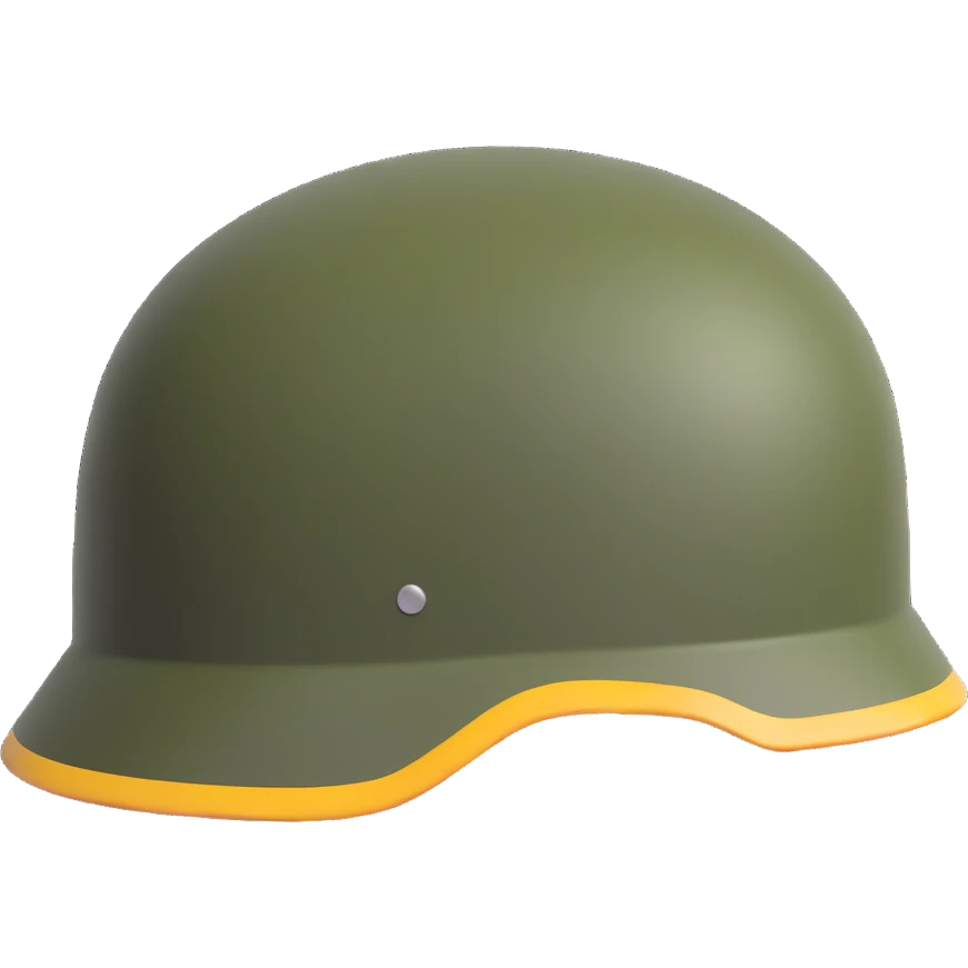 military helmet emoji