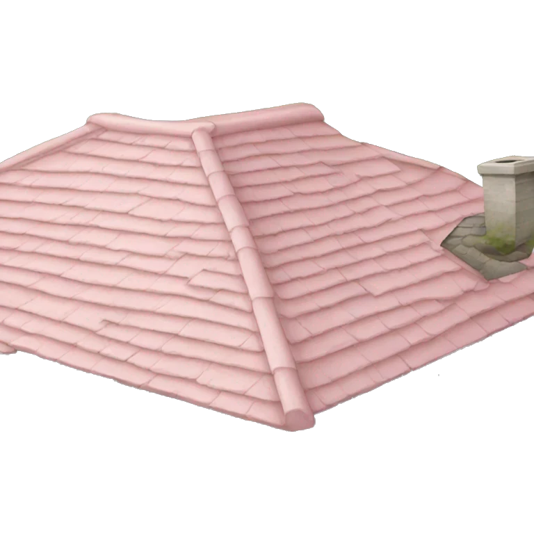 light pink roof emoji