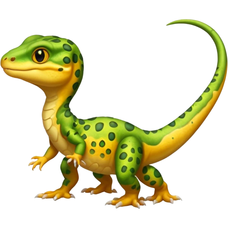 Leperd gecko dino emoji