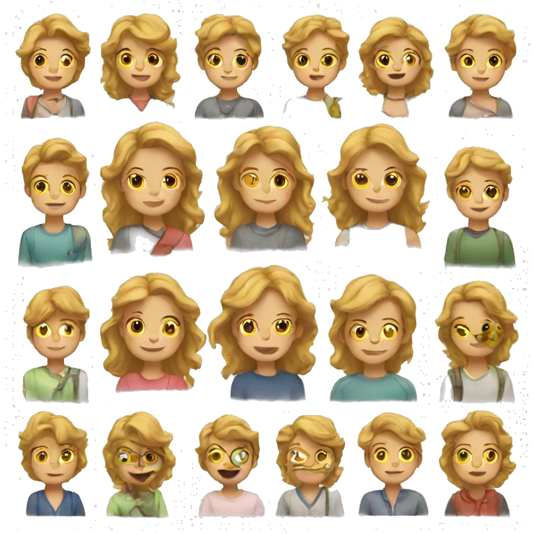 set of illustrations emoji