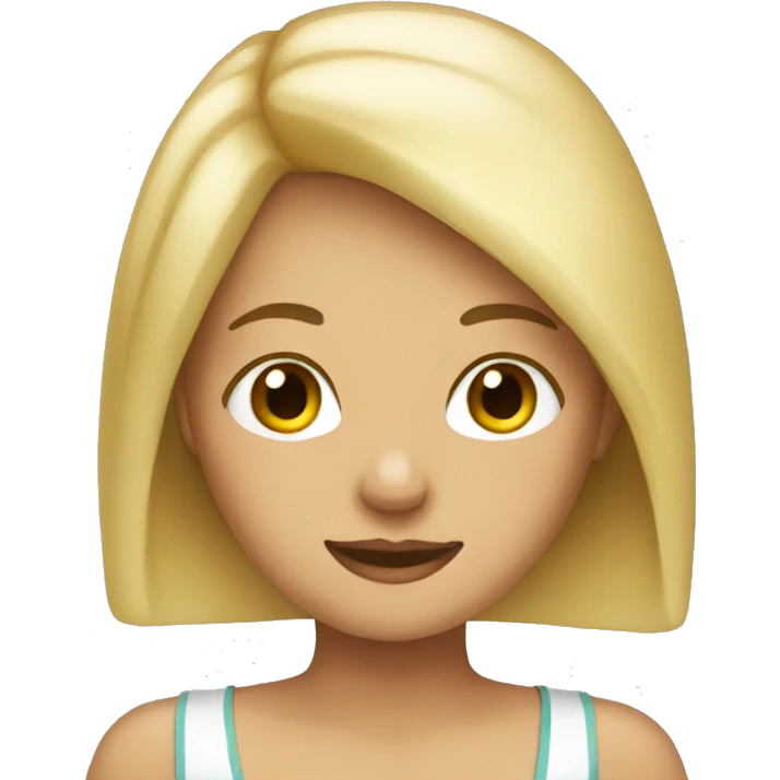 blonde girl emoji