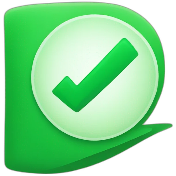 Green check mark emoji