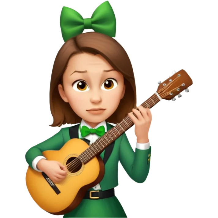 Leprechaun Guitarist emoji