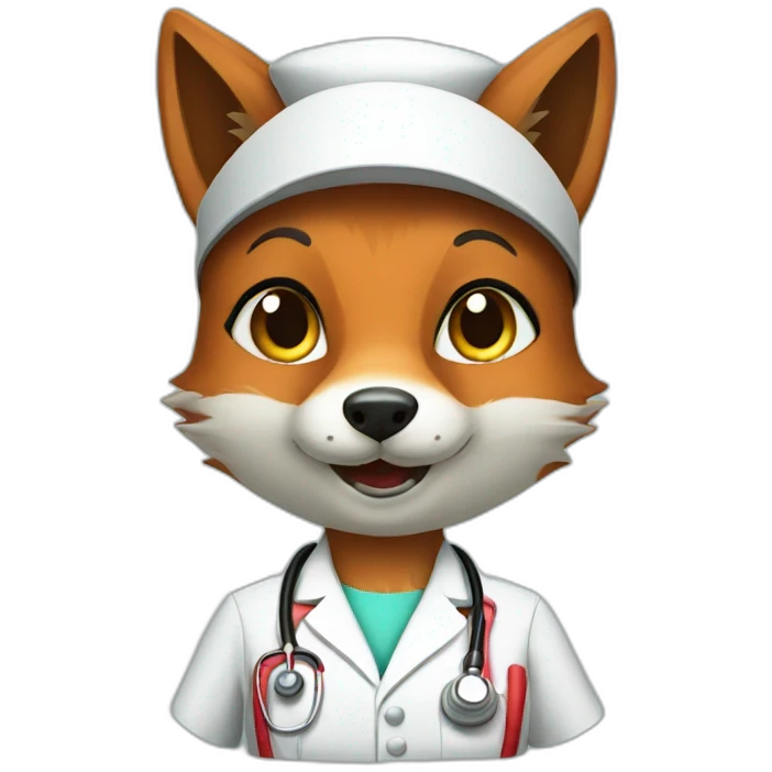nurse fox emoji