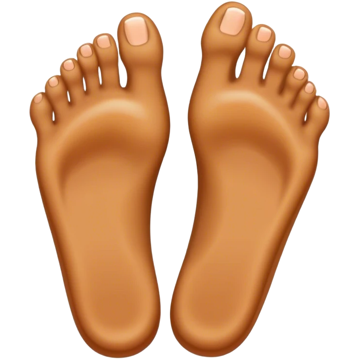 Very detailed feet emoji
