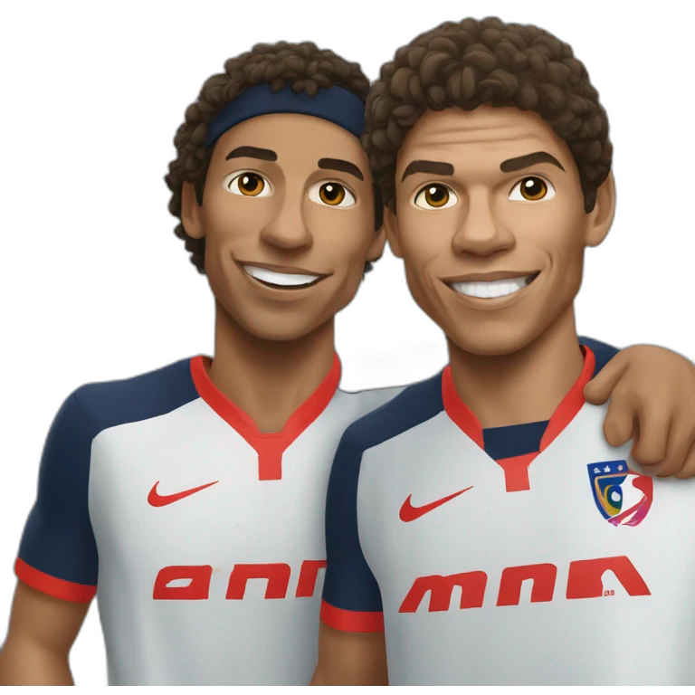Nadal and Mbappé emoji