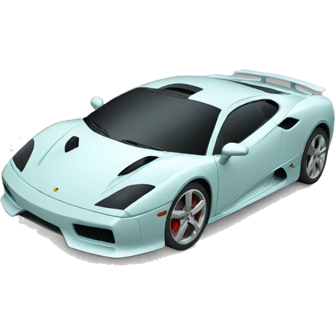 Sportcar with a hanger attached emoji