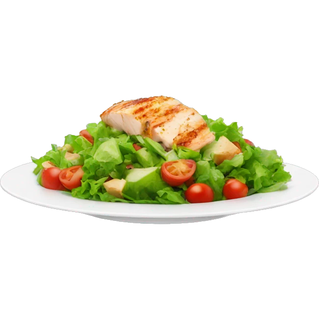 rome salad+chicken breast+red paprika  emoji