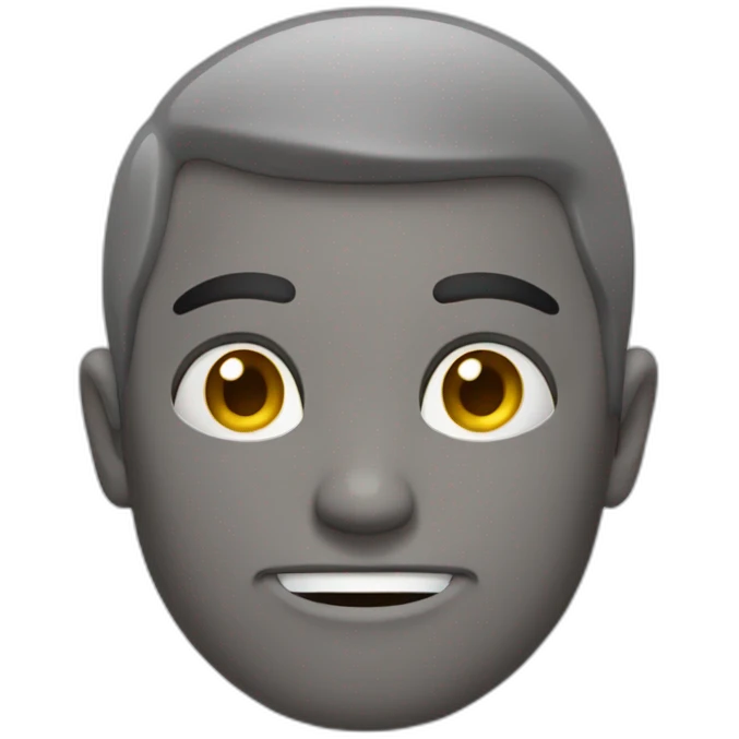 Chat gris qui rigole  emoji