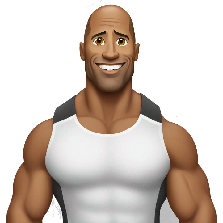 Dwayne Johnson emoji