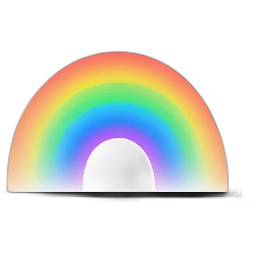 rainbow gradient laptop screen emoji