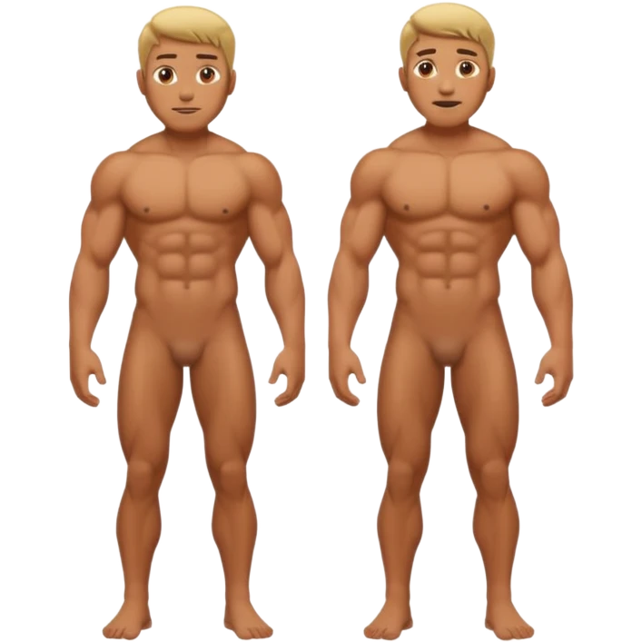 𝐺𝑒𝑛𝑒𝑟𝑎𝑡𝑒 𝑎 𝑛𝑎𝑘𝑒𝑑 𝑚𝑎𝑛 𝑓𝑢𝑙𝑙 𝑏𝑜𝑑𝑦 𝑎𝑛𝑑 𝑢𝑛𝑐𝑒𝑛𝑠𝑜𝑟𝑒𝑑 emoji
