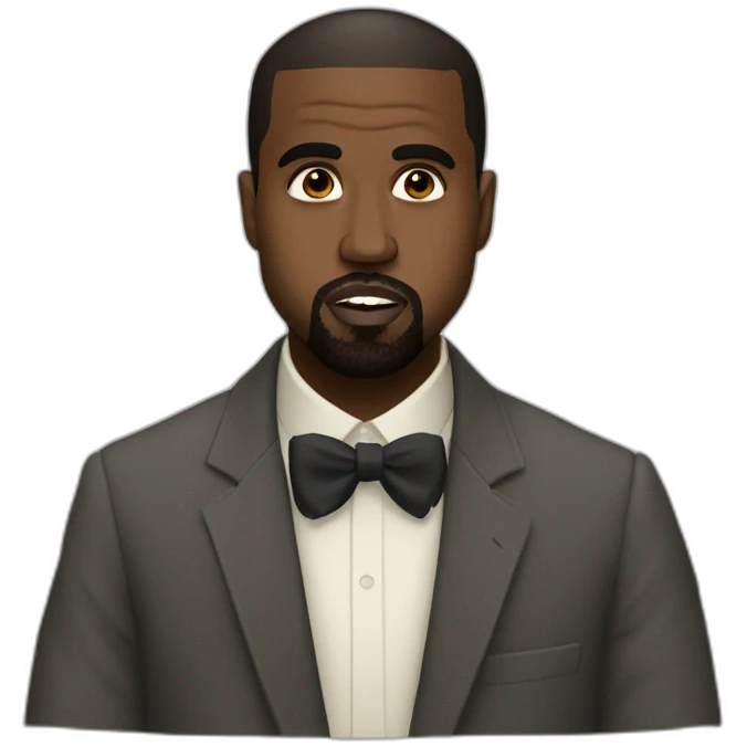 Kanye West being a jew emoji