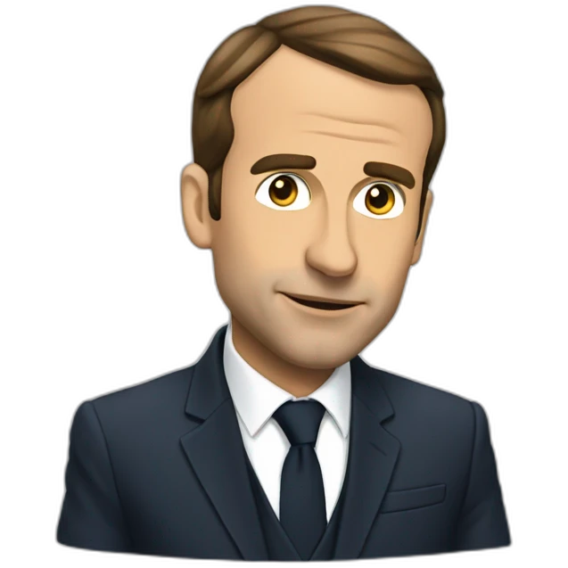 Macron qui fume emoji