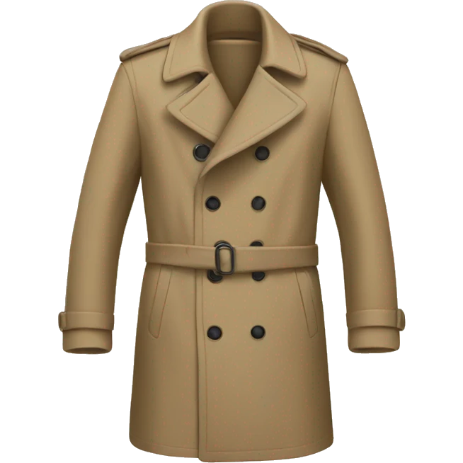 Trench coat emoji