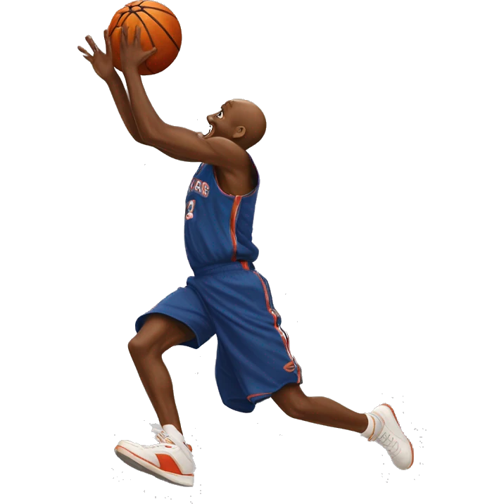 Anthony Edwards dunking a basketball emoji