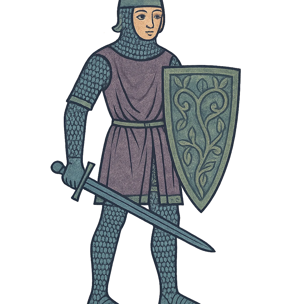 knite in a armor emoji
