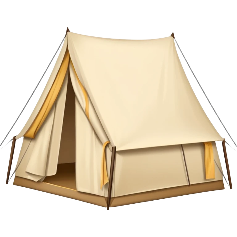folded tent emoji