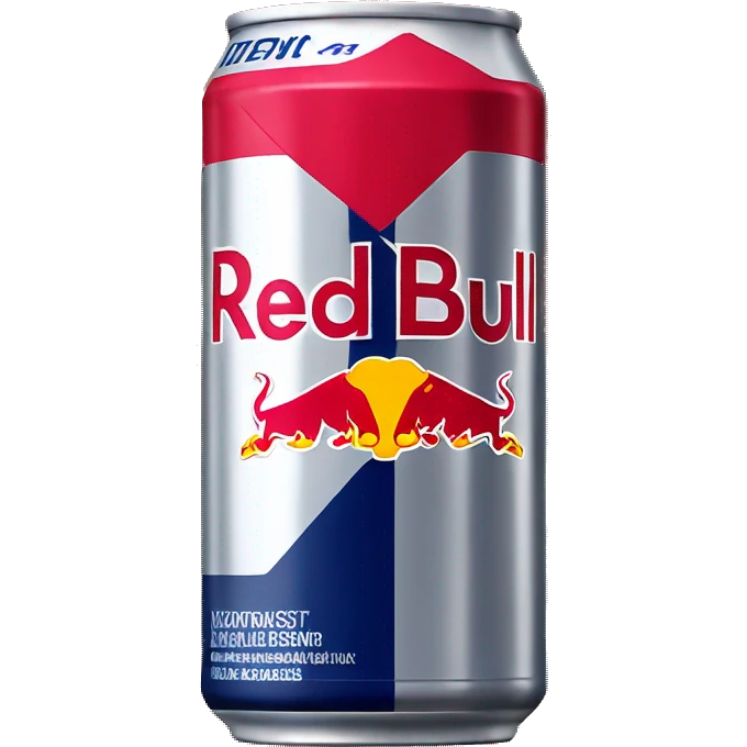 Red bull energy drink emoji