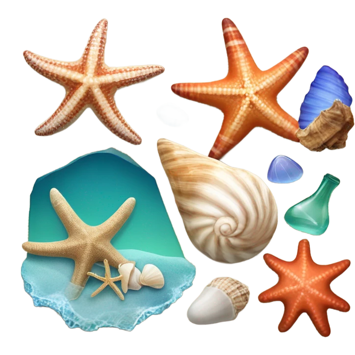 ocean items emoji