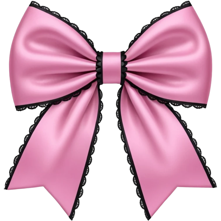 pink gothic bow emoji