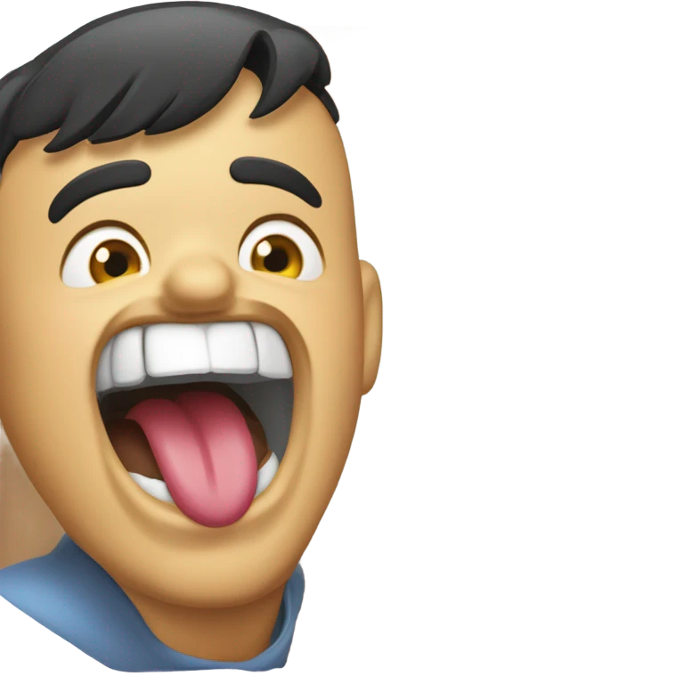 Mewing emoji