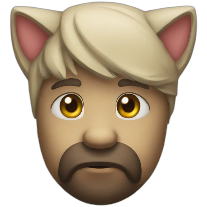 Pousin joue chat emoji