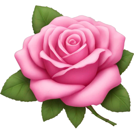 Pink roses with bow emoji