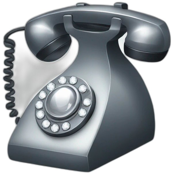 Diamond phone emoji